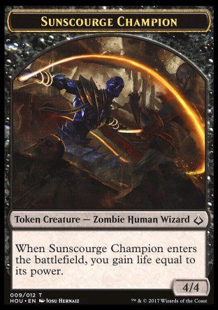 Sunscourge Champion Token (Hour of Devastation) Trading Card