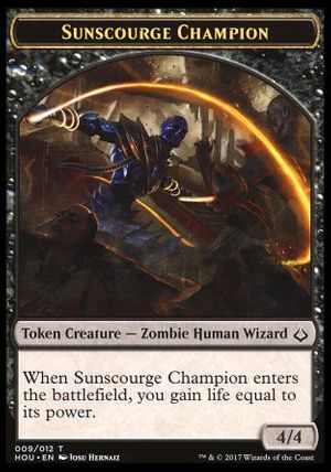 Sunscourge Champion Token (Hour of Devastation)