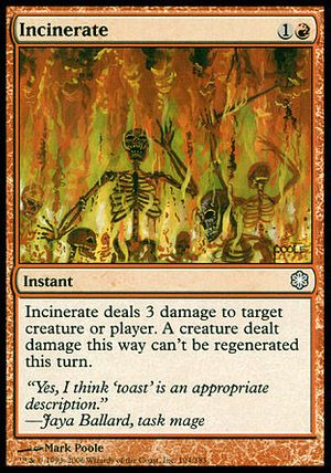 Incinerate (Coldsnap Theme Decks)