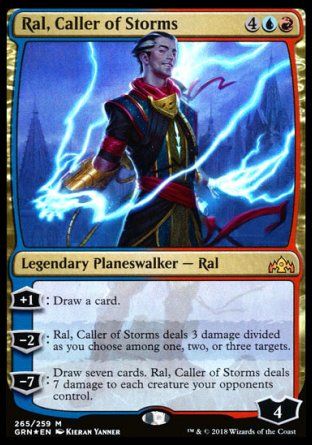 Ral, Caller of Storms (Guilds of Ravnica) Trading Card