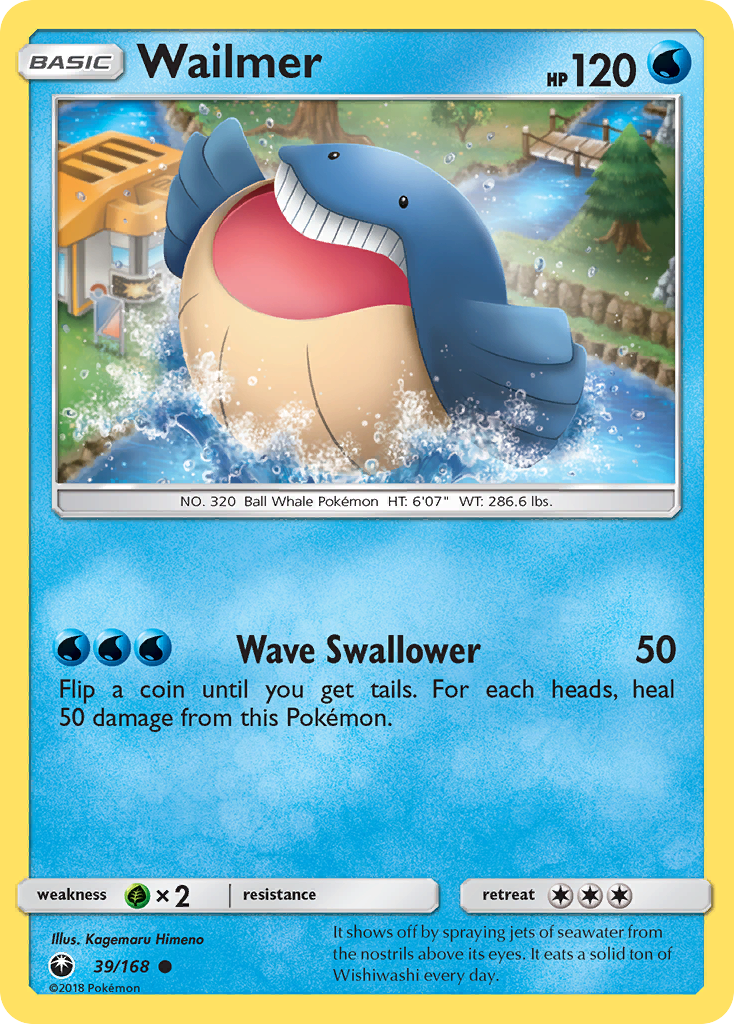 Wailmer (39/168) - Celestial Storm Pokémon Card