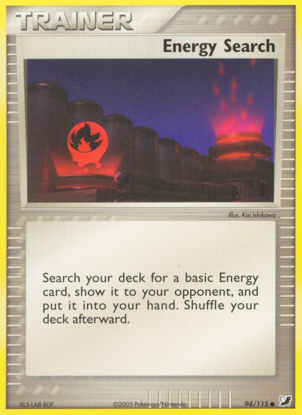 Energy Search (Trainer: Item) (94/115) - Unseen Forces Pokémon Card