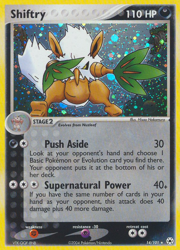 Shiftry (14/101) - Hidden Legends Pokémon Card