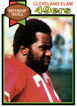 Cleveland Elam 1979 Topps #410 Sports Card