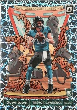 Trevor Lawrence 2021 Donruss Optic - Downtown! #DT-33