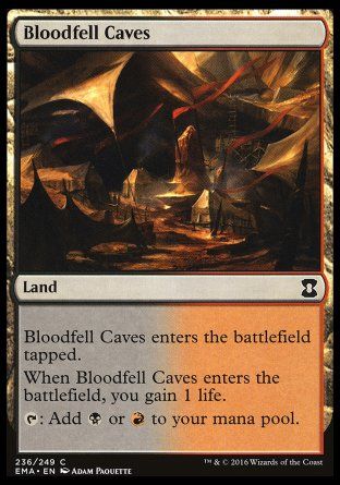 Bloodfell Caves (Eternal Masters) Trading Card