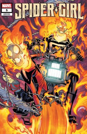 Spider-Girl #5 (Javier Garron Spider-Girl Funhouse Mirror Variant)