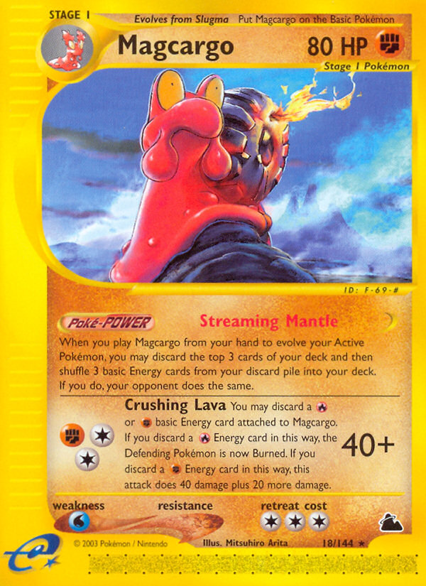 Magcargo (18/144) - Skyridge Pokémon Card