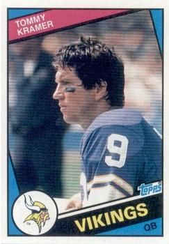 Tommy Kramer 1984 Topps #293 Sports Card