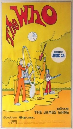 The Who spectrum Philadelphia 1970