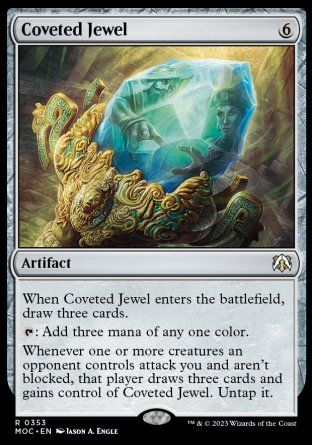 Coveted Jewel (March of the Machine Commander Decks) Trading Card