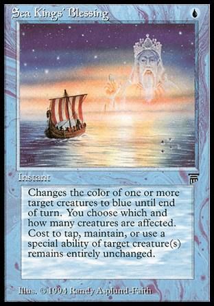 Sea Kings' Blessing (Legends) Trading Card