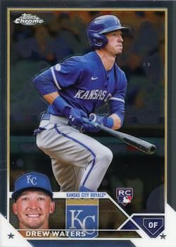 Drew Waters 2023 Topps Chrome Baseball #147 Sports Card