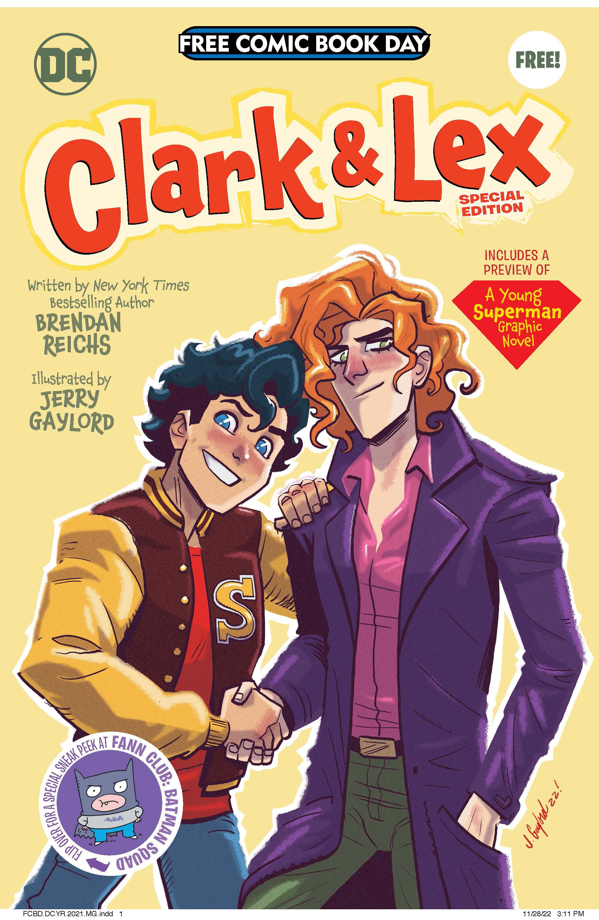 Free Comic Book Day 2023: Clark & Lex / Fann Club: Batman Squad Comic