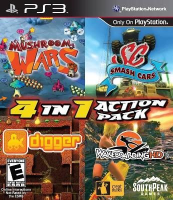 4 In 1 Action Pack Video Game