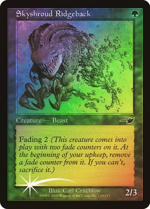 Skyshroud Ridgeback (Nemesis - Foil) Value - GoCollect
