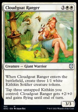 Cloudgoat Ranger (Kaldheim Commander Decks) Trading Card