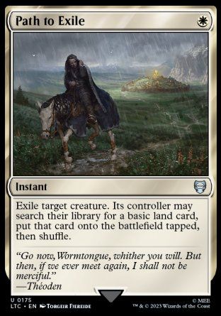 Path to Exile (The Lord of the Rings Commander Decks) Trading Card