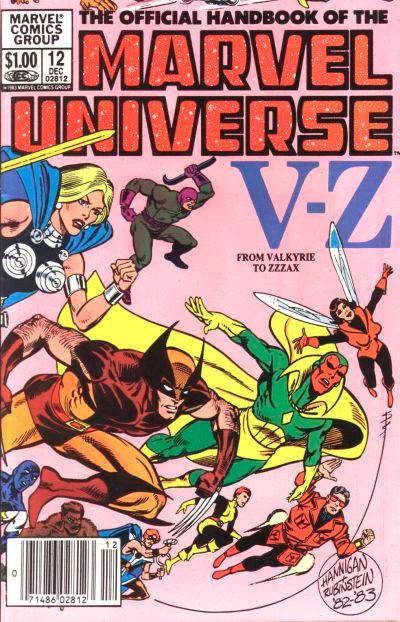 The Official Handbook of the Marvel Universe #12 Comic