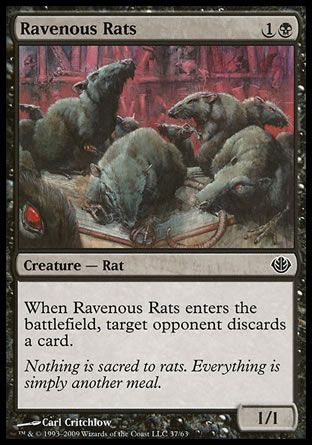 Ravenous Rats (Garruk vs. Liliana) Trading Card