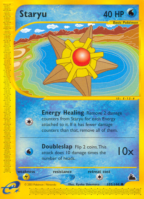 Staryu (103/144) - Skyridge Pokémon Card