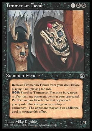 Timmerian Fiends (Homelands) Trading Card