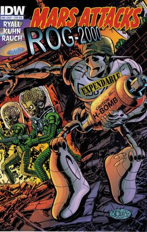 Mars Attacks / Zombies vs Robots #1 (Byrne Variant Cover)