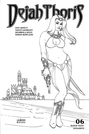 Dejah Thoris #6 (20 Copy Linsner B&w Cover)