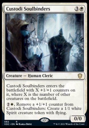 Custodi Soulbinders (Innistrad Crimson Vow Commander Decks) Trading Card