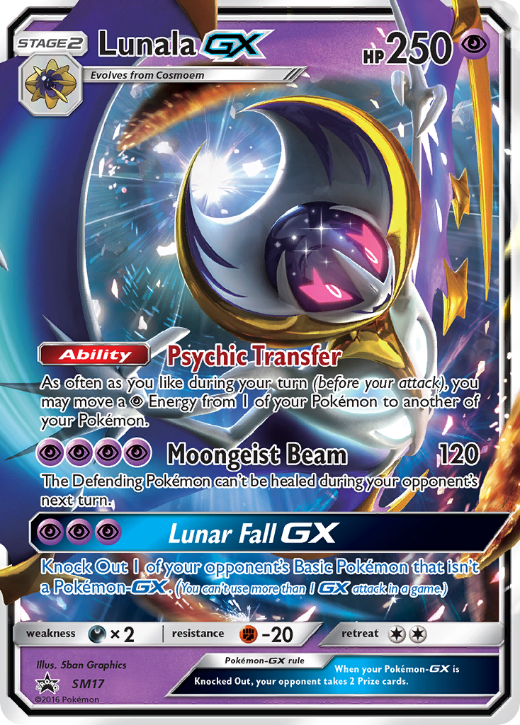 Lunala GX (SM17) - SM Black Star Promos Pokémon Card