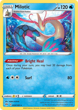 Milotic (39/189) - Darkness Ablaze