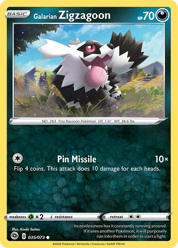 Galarian Zigzagoon (35/73) - Champion's Path