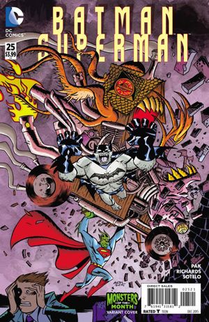 Batman Superman #25 (Monsters Variant Cover)