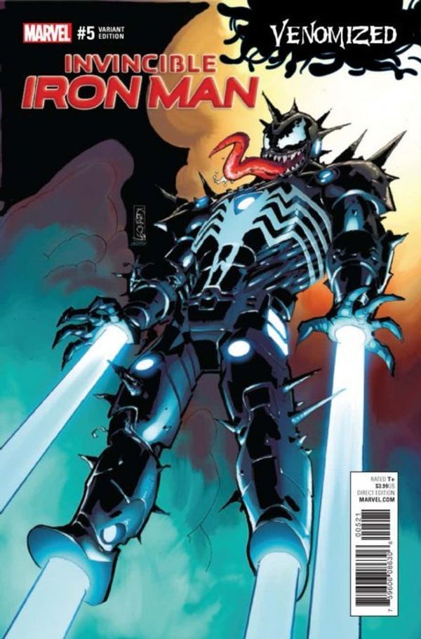 Invincible Iron Man #5 (Leonardi Venomized Variant)