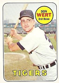 Don Wert 1969 Topps #443 Sports Card
