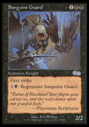 Sanguine Guard (Urza's Saga) Trading Card