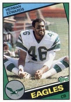 Herman Edwards 1984 Topps #327 Sports Card