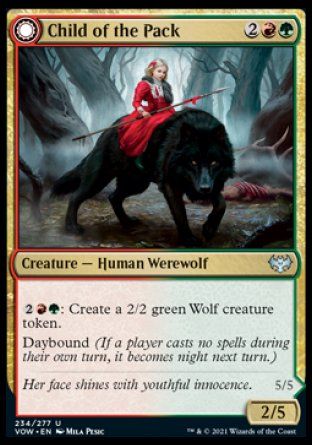 Child of the Pack (Innistrad: Crimson Vow) Trading Card