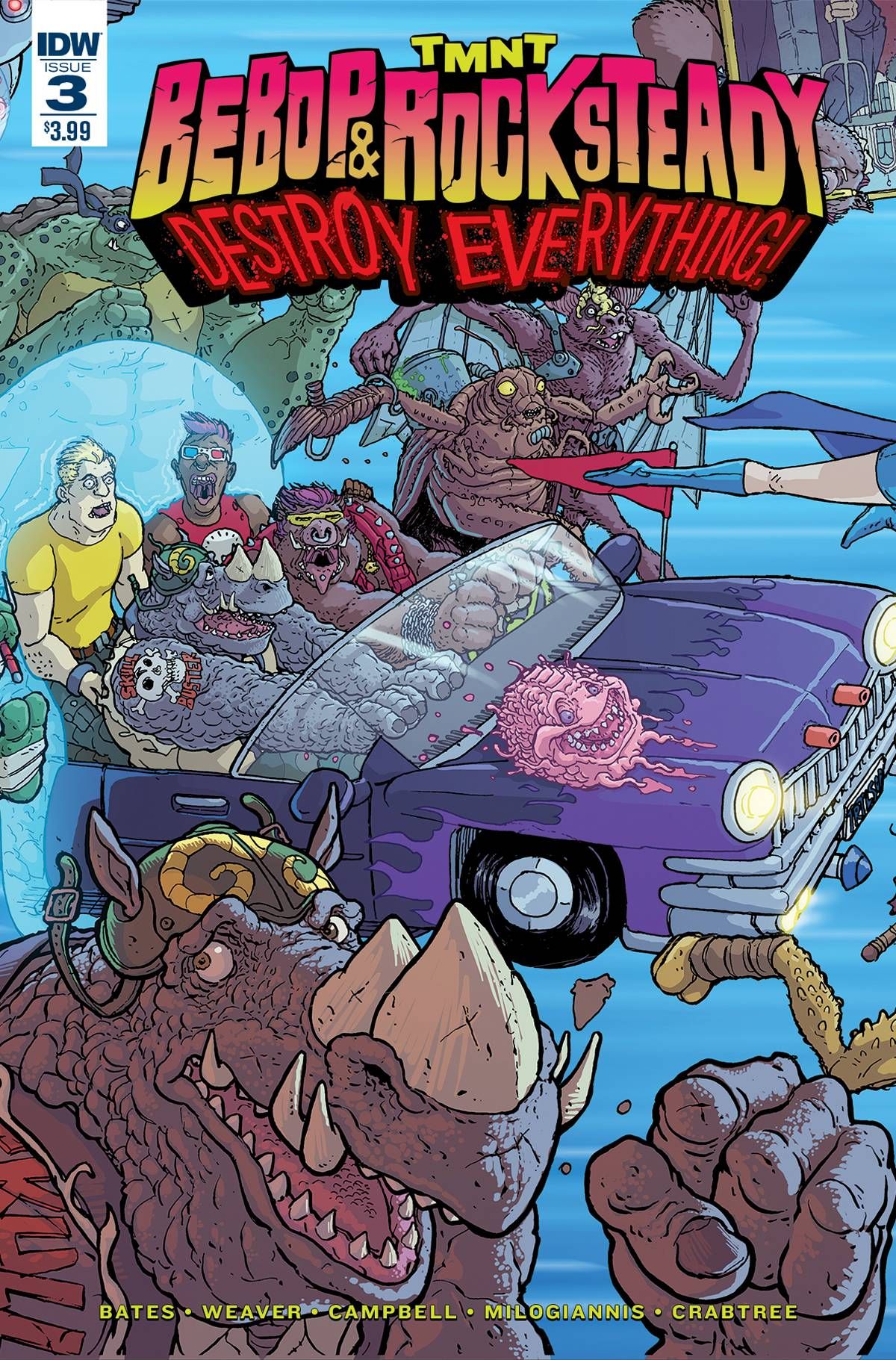 Teenage Mutant Ninja Turtles: Bebop & Rocksteady Destroy Everything #3 Comic