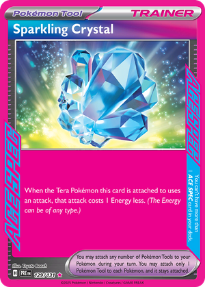 Sparkling Crystal (Trainer: Pokémon Tool) (129/131) - Prismatic Evolutions