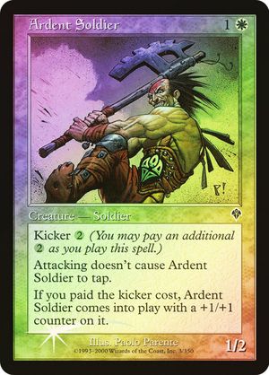 Ardent Soldier (Invasion - Foil)