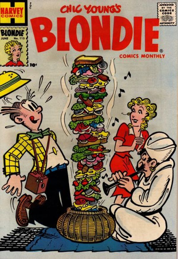 Blondie Comics Monthly #115