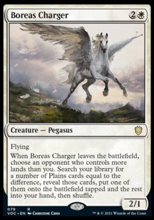 Boreas Charger (Innistrad Crimson Vow Commander Decks) Trading Card