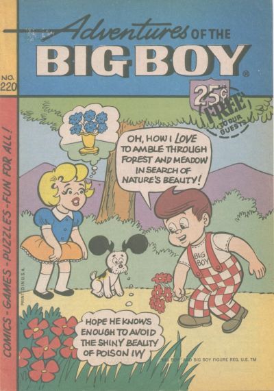 Adventures of Big Boy #220 Comic