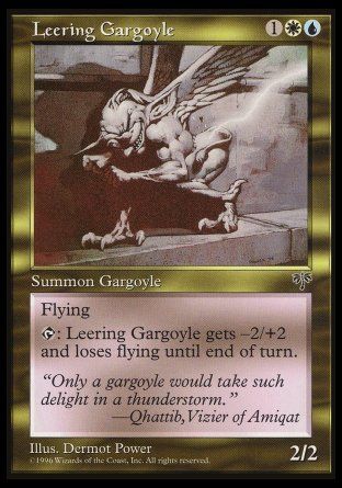 Leering Gargoyle (Mirage) Trading Card