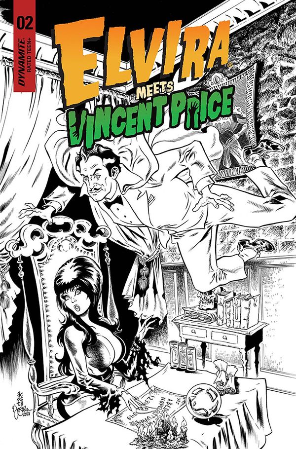 Elvira Meets Vincent Price #2 (Cover G 25 Copy Cover Acosta Line A)