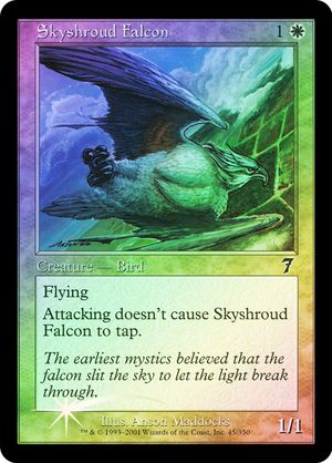 Skyshroud Falcon (7th Edition - Foil)