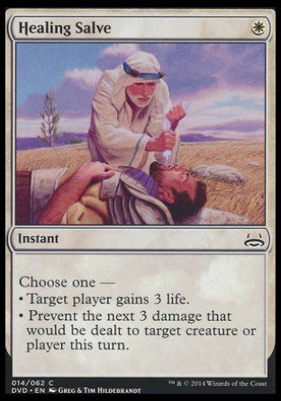 Healing Salve (Duel Decks : Anthology) Trading Card