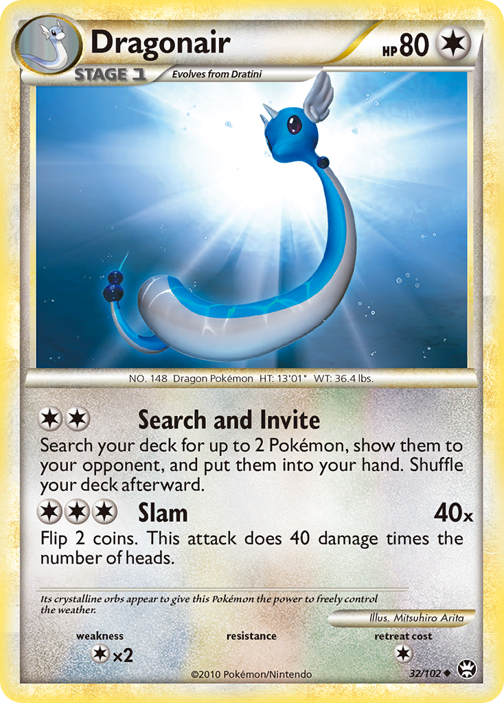 Dragonair (32/102) - HS—Triumphant Pokémon Card