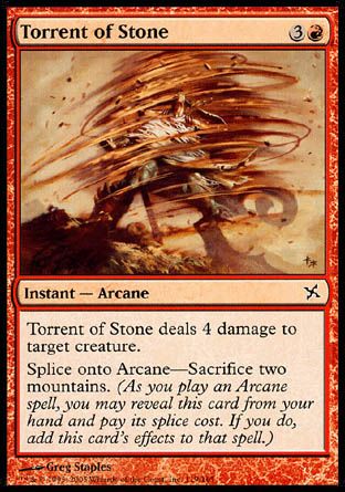 Torrent of Stone (Betrayers of Kamigawa) Trading Card